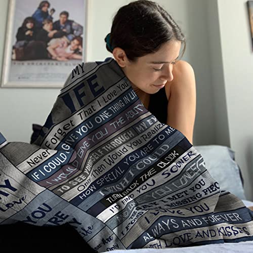 Wifegiftsiloveyouromanticblanketsforwife60x50coolbirthdaymothersdayanniversaryweddinggiftideasfromhusband Urban Country Home Decor Wife gifts i love you romantic blankets for wife 60 x 50 cool birthday mothers day anniversary wedding gift ideas from husband urban country home decor