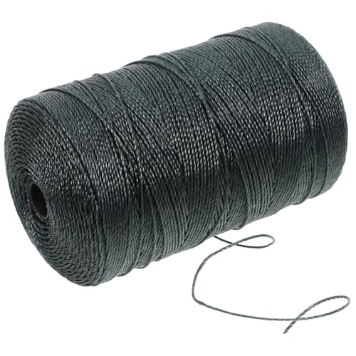 HOMSFOU 1 Roll Nylon Twine Fishing Line Braided Fishing Netting String for Repair Multi-purpose Rope for Outdoor Use and Strong Strand Line for Net Pulling and Binding