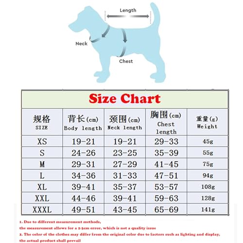 Keruidian Personalisierter Hunde Kapuzenpullover - Namens-Haustier-Kapuzenpullover - Personalisiertes Hunde-Sweatshirt - Welpenkleidung - Personalisierte Hundekleidung - Outdoor-Hundemantel (XS)