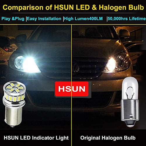 HSUN BAX9S Lampadine a LED H6W, ad alta potenza