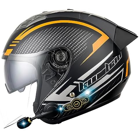 Kcolic Bluetooth Open Face Motorcycle Helmet Cover