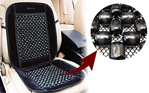 Image of Ultra Comfort Massage Cool Car Velvet Bead Seat Cushion for Swift