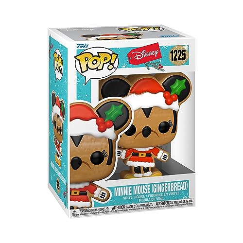Funko Pop! Disney: Holiday - Minnie Mouse - Galleta de Jengibre - Figura de Vinilo Coleccionable - Idea de Regalo- Mercancia Oficial - Juguetes para Niños y Adultos - Muñeco para Coleccionistas