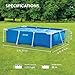 Intex 28272 Metal Frame Rectangular Pool without Filter Pump, 3834 L, Blue,...