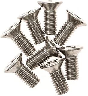 8-Pack of Rotor Screws for Brake Discs - Universal Fit for Honda, Acura, Hyundai and Kia Models - Stainless Steel Retaining Screws for Front and Rear - By Mission Automotive