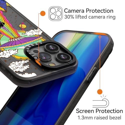 Coque iPhone 12 Pro Max protectrice contre les chocs - Design OVNI noir robuste et durable - 3