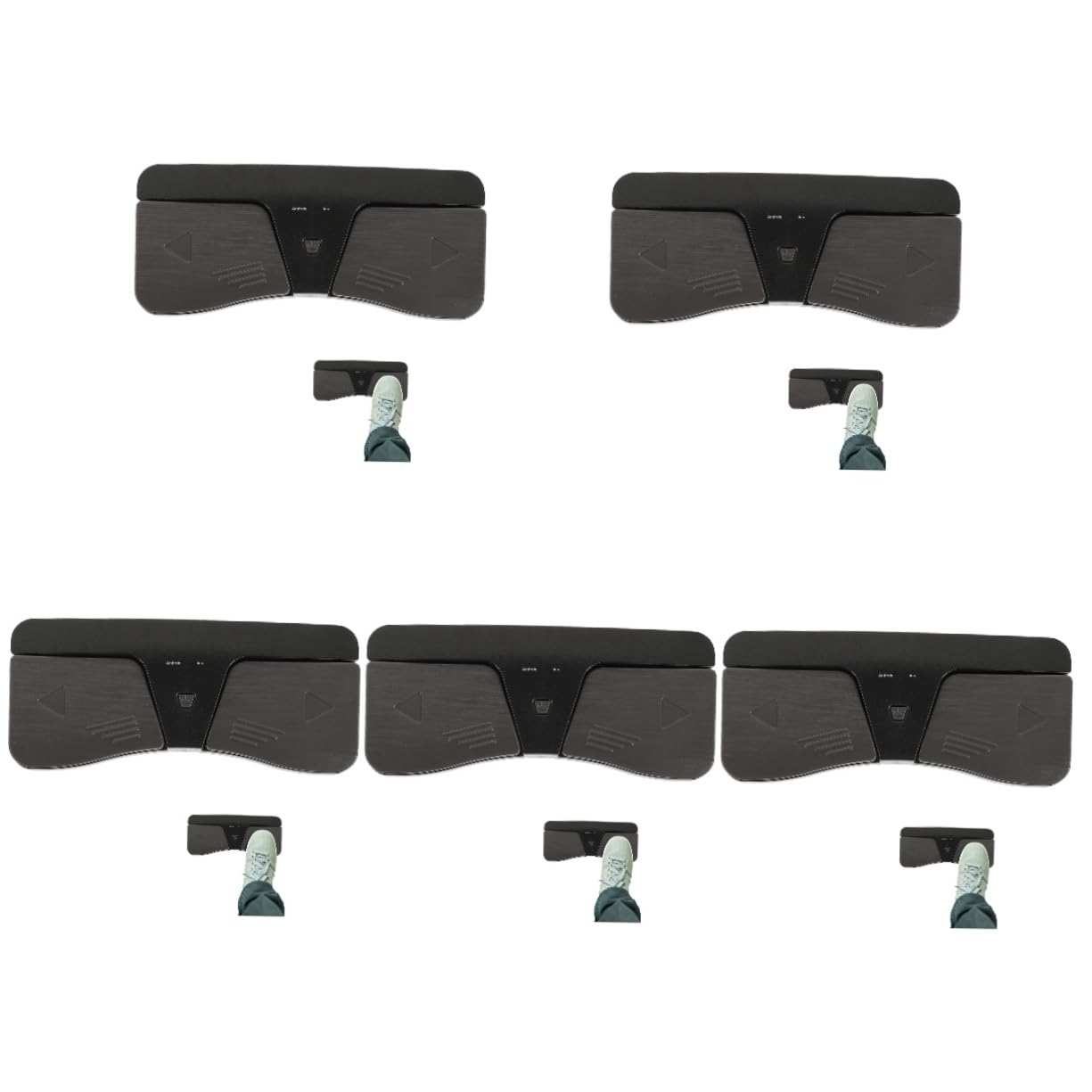YARNOW 5 Piezas Cambiador De Página Inteligente Herramienta De Cambio De Página Volteador De Páginas con Pedal Volteador Automático De Páginas Pedalera De Guitarra Piano Pisar Abdominales