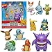 PoKÃ©MoN Ultimate Battle Multi 10 Pack Action Figures - Gengar, Pikachu, Charmander, Squirtle, Bulbasaur, Eevee, Sobble, Grookey, Scorbunny & Munchlax - Official Authentic Details