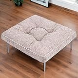 Terrasse Coussins De Chaise D'intérieur Et D'extérieur Coton Et Lin Coussins De Chaise p...