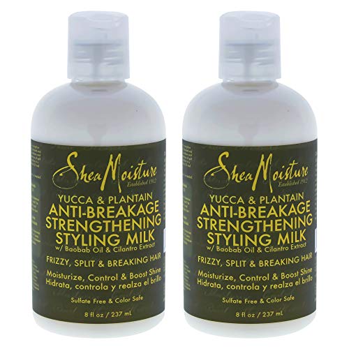 shea moisture yucca and plantain styling milk