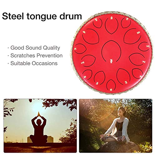 Byjia Tambour De Langue en Acier, Tambour De Réservoir De 14 Pouces 15 Notes Tambour De Réservoir Harmonique Clé C, pour… - Les Beatles, Paul McCartney, John Lennon, RIngo Starr, George Harrison Byjia Tambour De Langue en Acier, Tambour De Réservoir De 14 Pouces 15 Notes Tambour De Réservoir Harmonique Clé C, pour… – Image 4