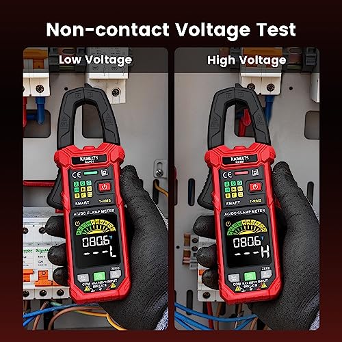 KAIWEETS Smart Digital Clamp Meter TRMS 6000 Counts, Clamp Multimeter