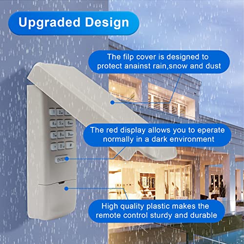 878Max Garage Door Opener Keypad Wireless Keyless Entry System Compatible With Liftmaster Chamberlain Sears Craftsman Door Openers Manufactured Since January 1993 #TOP2