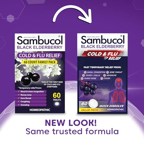 Sambucol 98650 Cold And Flu Relief Tablets thumb #1