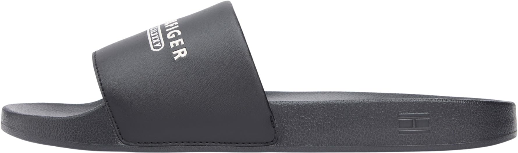 Tommy Hilfiger Men RAISED POOL SLIDE FM0FM05761 Slides, BLACK (Black), 42