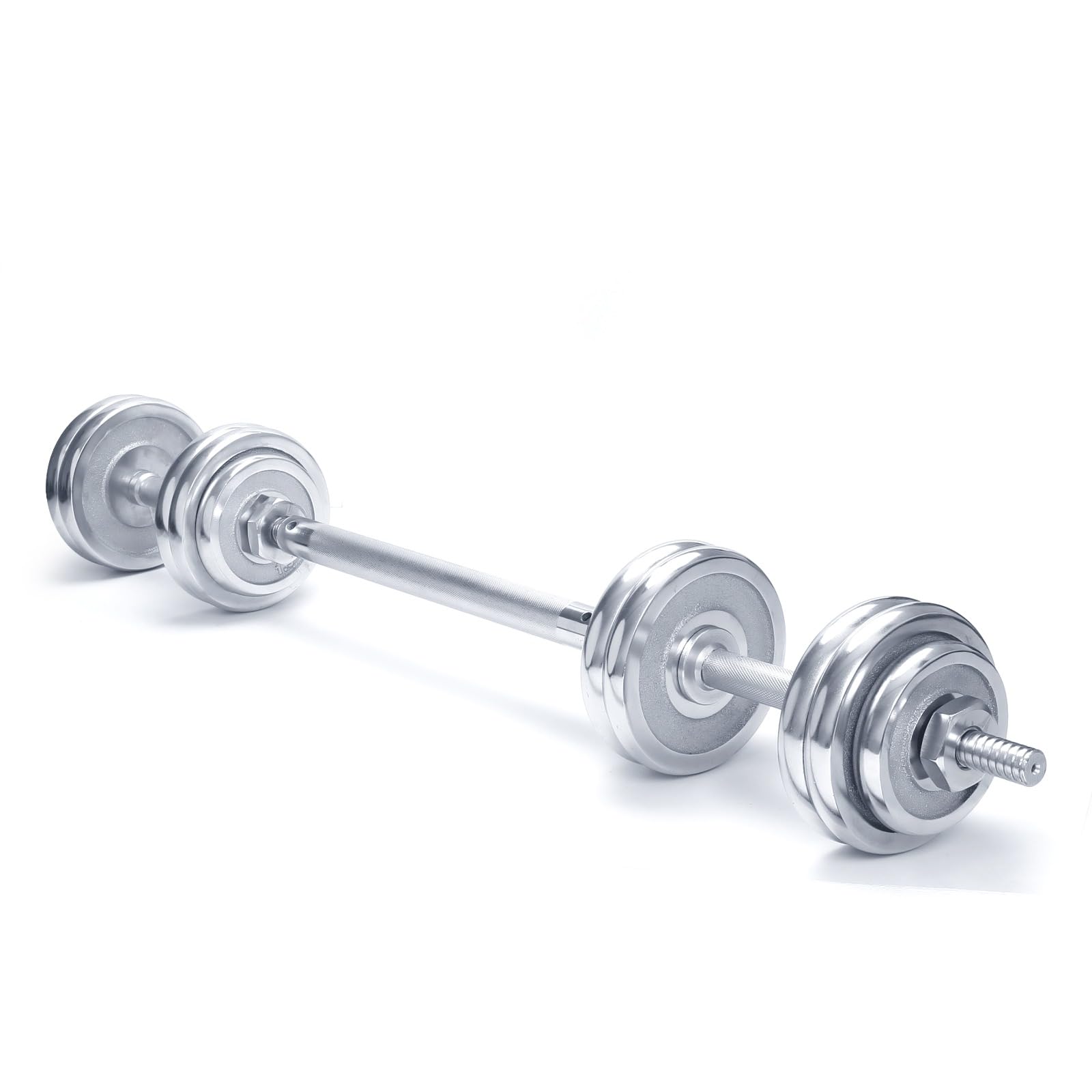 Amazon Brand - Symactive Chrom Plated Adjustable Dumbbells with Connector 10 Kg to 50 Kg (25 Kg) (B0CCPDD9Y2) Amazon Price History, Amazon Price Tracker
