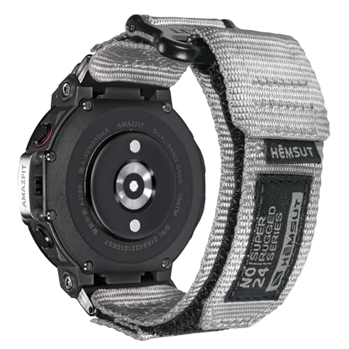 Image of torbollo Watch Straps Compatible with Amazfit T-Rex /T-Rex 2 /T-Rex Pro /T-Rex Ultra, Rugged Nylon Replacement Sports Watch Band with Woven Loop Design for Men