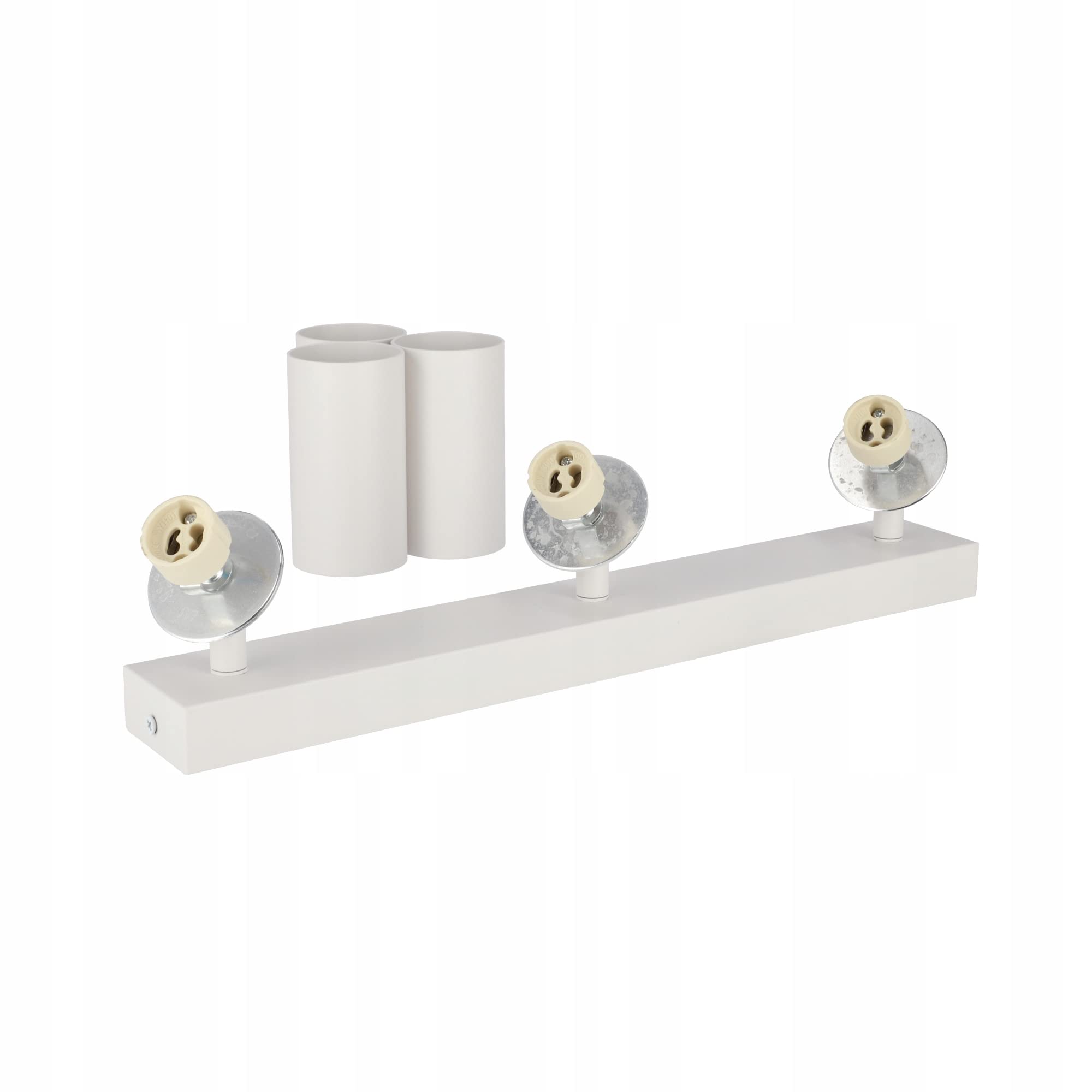 EDO Deckenstrahler GU10 MALGA, 3 Flammig, Deckenlampe Weiß, Drehbar Spotbalken, Deckenleuchte Schwenkbar, Wandlampe Innen, Wandstrahler, Spot, Downlight, Lampe für Schlafzimmer, Küche, Wohnzimmer
