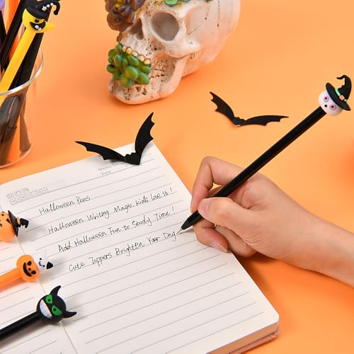 Pack de 36 bolígrafos Halloween tinta gel negra 0.5mm miniatura 6