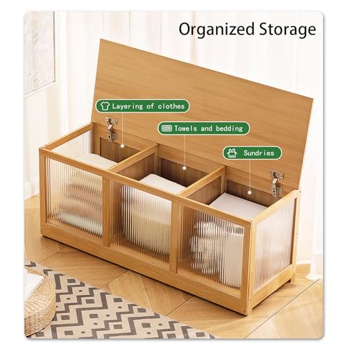 Zhumujiaju Storage Chest, Bamboo Storage Bench thumb #8