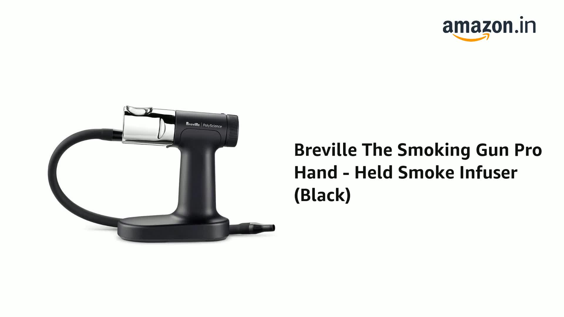 Breville The Smoking Gun Pro Hand - Held Smoke Infuser (Black