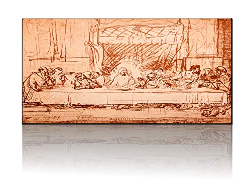 TUMOVO Jesus,Painting Wall Art,The Last Supper by Leonardo Da Vinci