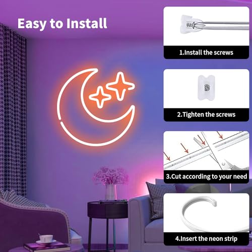 Tira de luz LED RGB Neon flexible 5 metros resistente al agua miniatura 4