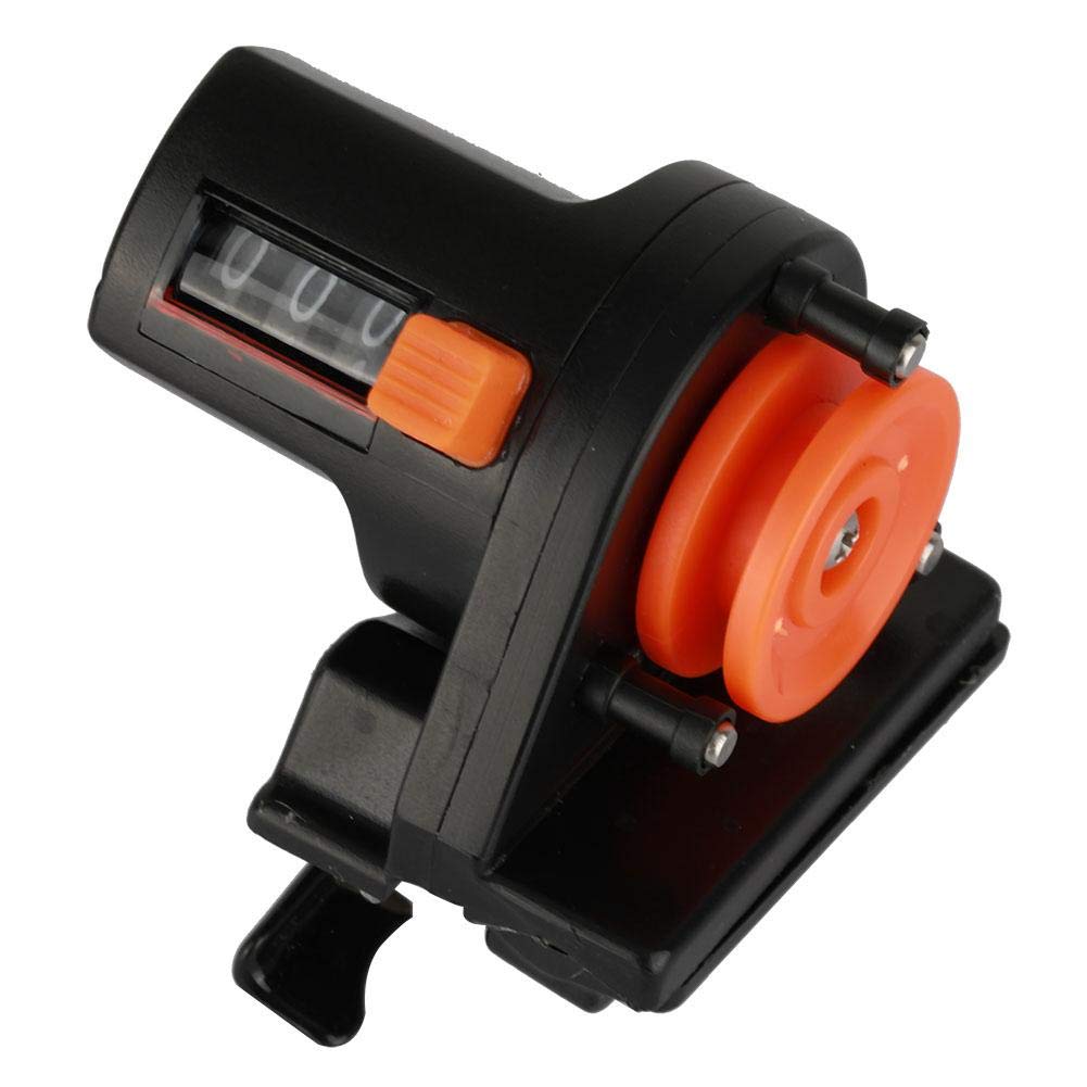 Demeras Fishing Line Counter 0-999M Fishing Line Depth Finder Tool Plastic Fishing Line Counter Reel