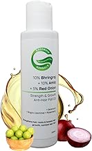 Onion Hair Oil for Hair Fall Control & Growth | with Bhringraj & Amla Oils | Strengthens Roots, Reduces Hair Fall & Promotes Healthy Hair | Mineral Oil-Free | 100 ml