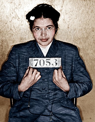 Rosa Parks Mug Shot Color Photo
