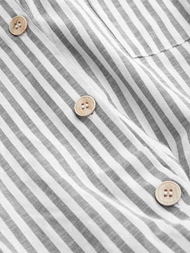 CIDER Women Stripe Twist Shirt Button Down Sleeveless Blouse Collared Neck Shirts3