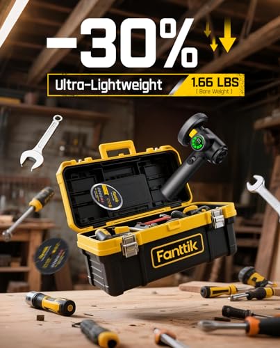 Fanttik C8 Nano 3.7V Cordless Electric Scissors with LED Display & Fanttik M10 ACE Cordless Angle Grinder Brushless