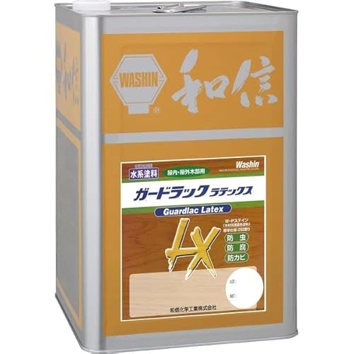 和信化学工業 ガードラックラテックス W・Pステイン(木材保護塗料) LX-6 グリーン 14Kg (58166)