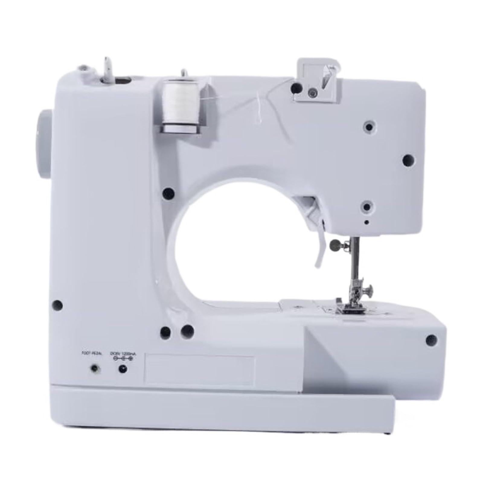 Máquina de Coser doméstica Multifuncional semiautomática 725 Mini, Modelo pequeño y portátil, eléctrica, con 12 Puntadas, Pedal, Potente, silenciosa y Estable.