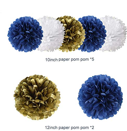 Pack of 6 Paper Honeycomb Balls (Christmas Shade) (6