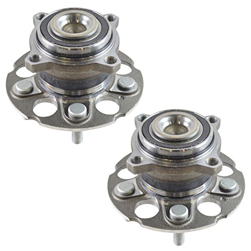 Image of TRQ Rear Left and Right Wheel Bearing and Hub Assembly Set 2 Piece