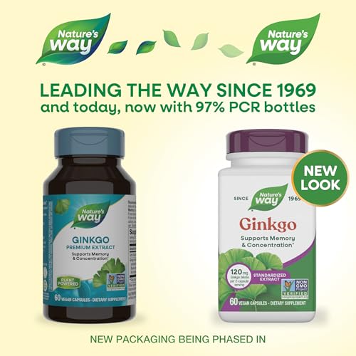 Nature's Way Ginkgo Capsules, Supports Memory & Concentration*, 120 ct - image 2