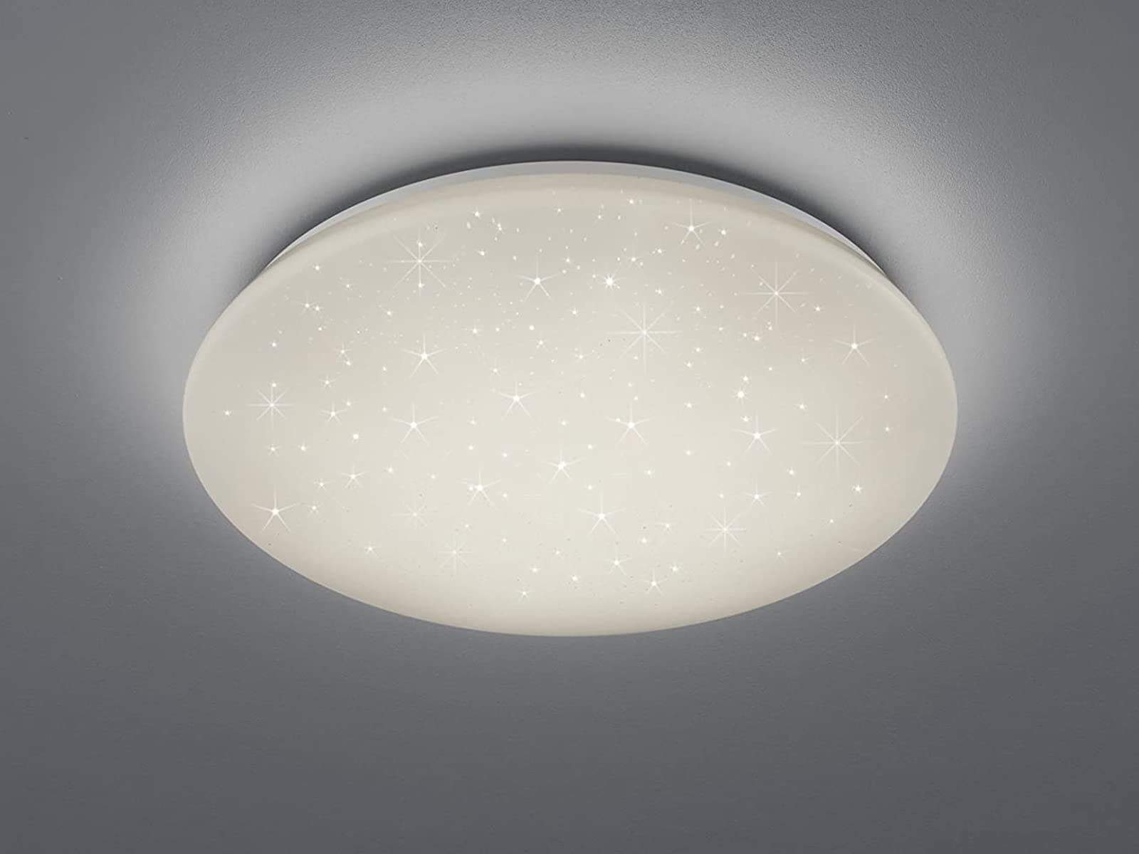 Reality Leuchten LED Deckenleuchte Potz R62603000, Acryl weiß, inkl LED 21 Watt, |