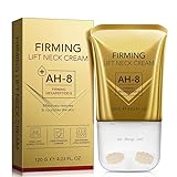 Ah-8 Firming Neck Cream, Neck Firming Cream, Tighten and Lift Neck Cream with Double Roller Massage,Reduce Wrinkles,Moisturizing and Nourishing,Firm And Lift Sagging...