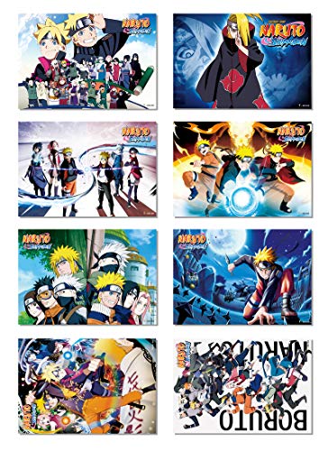 Naruto Poster - Japan Anime Poster Comic Poster Cartoon Poster HD Anime Art Prints for Home Wall Decor