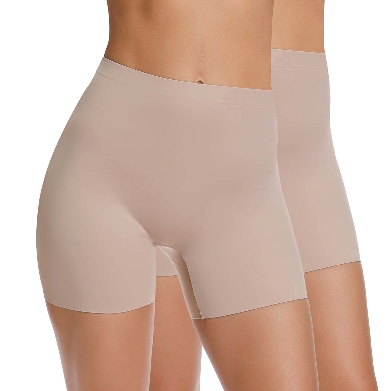 WOWENY Anti Chafing Slip Shorts for Under Dresses Underwear for Women Thigh Bands