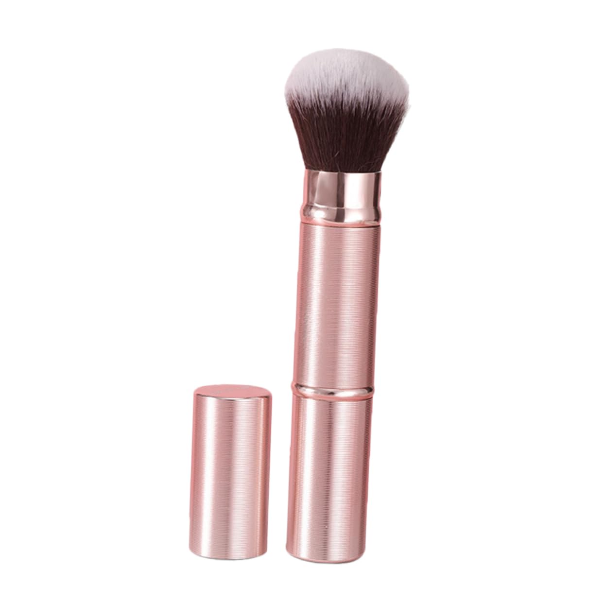 POPETPOP Dual-ended Makeup Brush Retractable Telescoping Powder Brush Blush Applicator