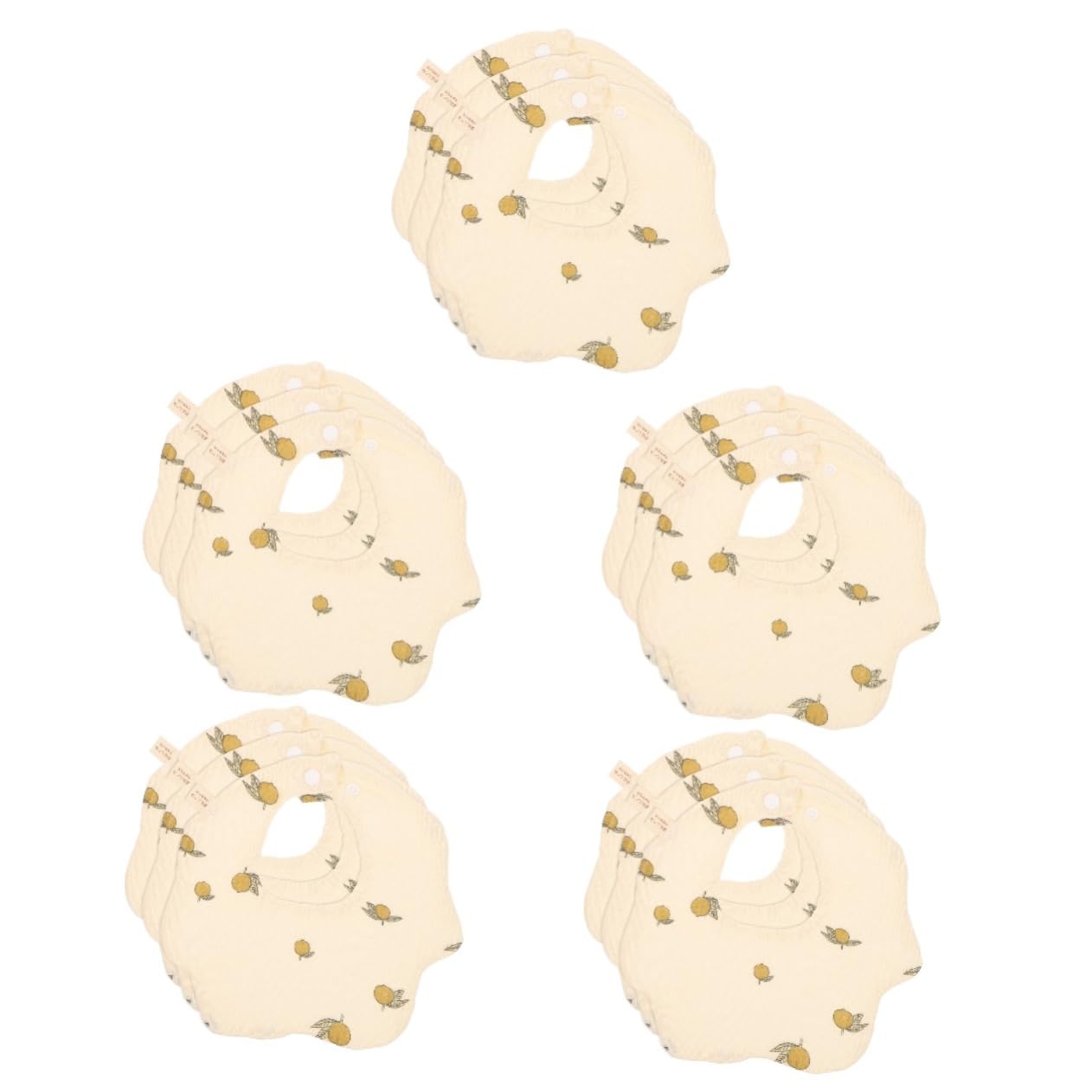 ibasenice Baberos babero para la dentición para bebe de bebé disfraces infantiles clothes toalla de saliva giratoria paños para eructar neutros algodón