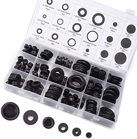 Wolfride Rubber Grommet Assortment Kit for Automotive Use