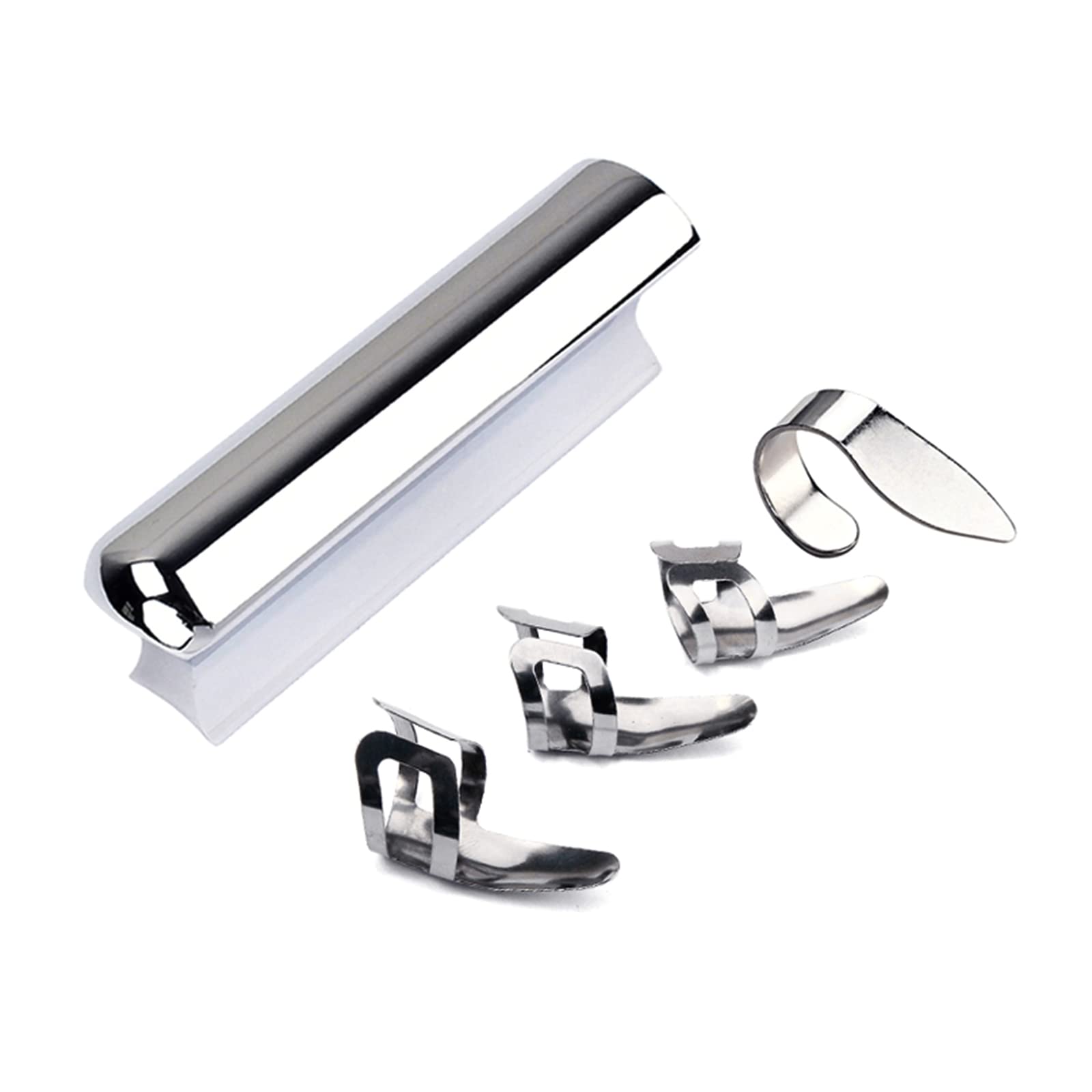 Guitar Slide Tone Stainless Steel Guitar String Slide Picks Set Guitar Parts For Acoustic Electric Guitar Instrument