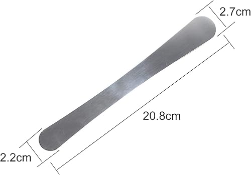 Miniatura 2 de 1 espátula recta para glaseado de tartas, de acero inoxidable, espátula de crema para tartas, espátulas para glaseado, para decoración de pasteles