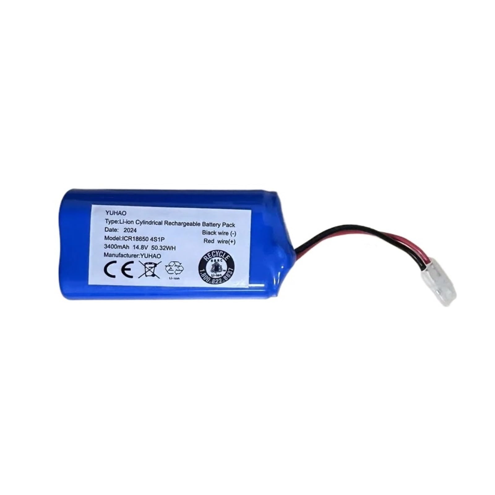 3400mAh Replacement Battery H18650CH-4S1P οΌCompatible For XiaomiοΌCompatible For Mijia οΌ Mopping Robot Vacuum Cleaner G1