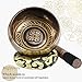 SOUNDANCE 5 Inch Tibetan Singing Bowl Set for Meditation Yoga Chakra Healing Relaxation Mindfulness Heart Peace, Handcrafted Metal Brass Bowls with Hammered Mallet Silk Cushion