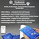 Premium 3x Kühlpads Gel 11x18cm VonBueren zum Kühlen und Wärmen | Kühlpack | ca. 200gr. Kalt-Warm-Kompresse | Mehrfachkompresse | Kühlkompressen | Kühlakku