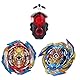 Hozuumo Battling Tops Turbo Starter Set, 4D Metall Fusion Kampfkreisel, Arena Spinning Tops mit Launcher, Geschenk-Sets für Kinder,1-4